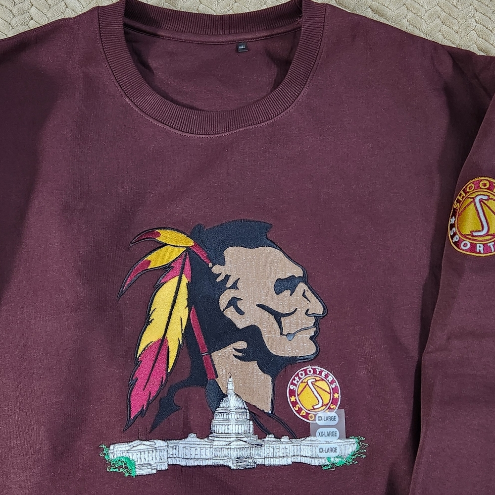 BRAND NEW FOR THE CULTURE WASHINGTON COMMANDERS CREW SIZE 2XL